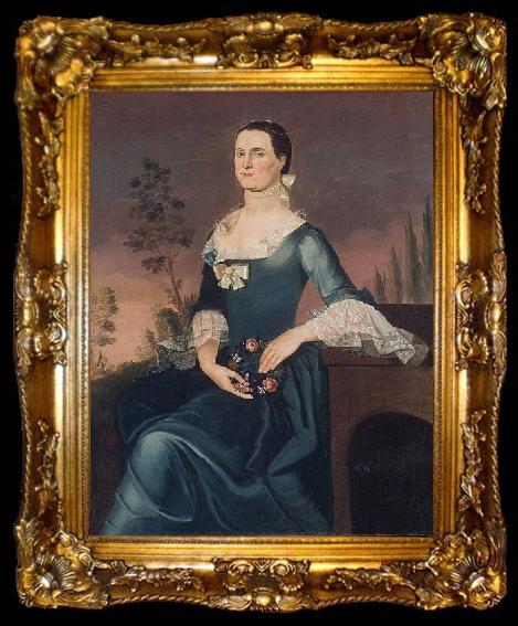 framed  unknow artist Mrs.Thomas Mumford VI, ta009-2